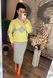 Жіночий трикотажний костюм  пряма спідниця міді і светер  бл10 фото 26