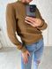 Жіночий вязаний светер рванка з круглою горловиною 311 фото 10