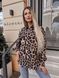 Жіноча сорочка штапельна з леопардовим принтом  67 фото 10